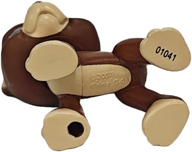 Brown Great Dane Dog #1519 Mini Pet Toys Animal Figure