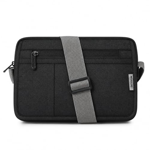 Image of Wooum Sling Bag for Men & Women | Water-Resistant Crossbody Side Bag with Multiple Compartments | Messenger Bag for Office & Travel | 1 Year Warranty | Stylish Money Bag for Daily Use