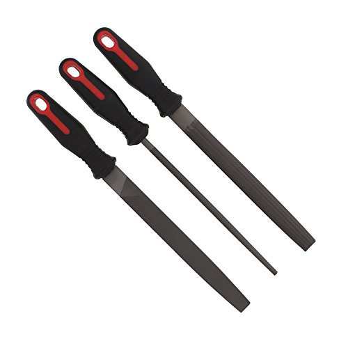 Abn Hand Deburring File 3-Piece Set – Deburr Kit Of Large Files For Metal Sharpening And Wood Hole Shaping #TOP4