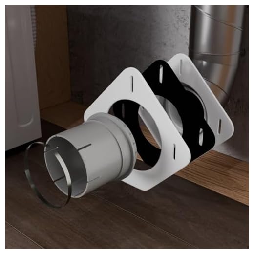 Gardus DVME SnugDryer Space-Saving Dryer Vent Connection Kit, ‎9.4" x 9.3" x 7.7", White