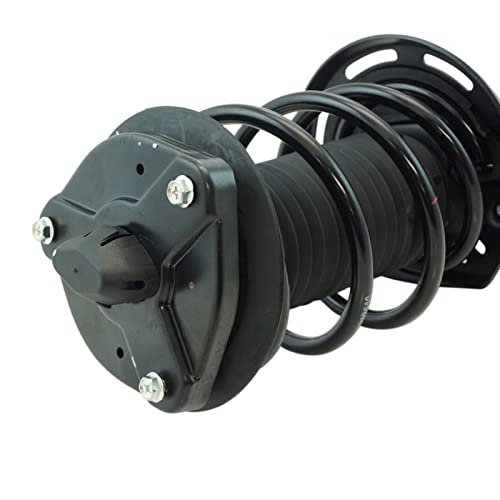 Image of TRQ Front Driver and Passenger Side Strut and Spring Assembly Set | For 08-11 Mercedes-Benz C300 Sport RWD 12-13 C250 Sport RWD 08-14 C350