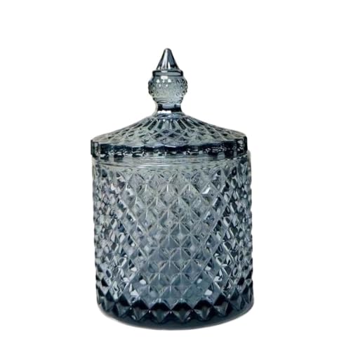 Tarro de cristal multicolor ideal para regalar con velas dentro 2