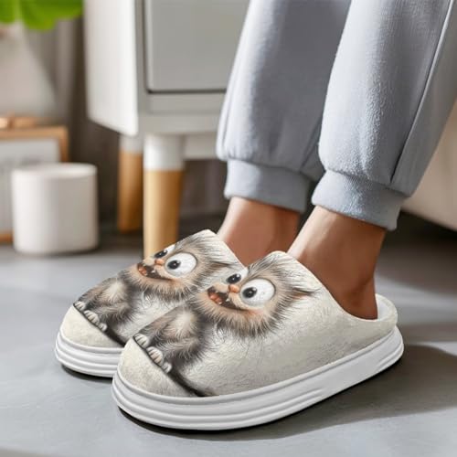 House Shoes for Women Slippers Fuzzy Scuff Warm Room Slippers Indoor House Home Winter Shoes for Women2