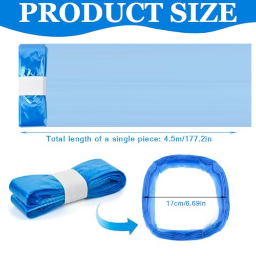 Miniatura 2 de Maooy 15 Recambios Para Cubo De Pañales, 4,5 M Bolsas De Recambio Para Cubo De Pañales, Gruesas Antiolor, Compatible Con Cubo De Pañales Y Cubo De Arena Para Gatos