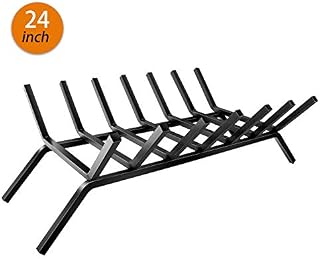 WBHome Fireplace Grate 24 inch - 7 Bar Fire Grates - Heavy Duty
