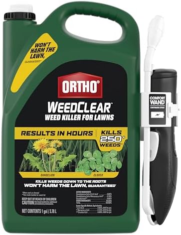 Ortho WeedClear Weed Killer for Lawns with Comfort Wand, 1 gal.