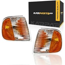CarLights360 For 1997-2003 Ford F-150 Turn Signal/Parking Light Assembly Driver and Passenger Side Pair DOT Certified | FO2550118 FO2551118