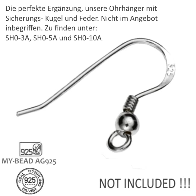 DQ bedel Letter S - Antiek Zilver 15,5 x 9,5 mm oogje: van 1,9 mm