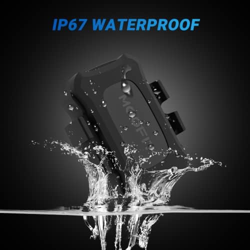 moofit CS9 Cycling Cadence/Speed Sensor, Bluetooth & ANT+, Tracking Cadence or Speed Wireless Sensor with IP67 Waterproof, Compatible with Wahoo, Zwift, Strava, Openrider, Peloton, Black