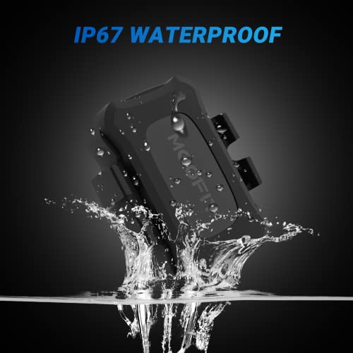moofit CS9 Geschwindigkeitssensor und Trittfrequenzsensor,Bluetooth & ANT+, Kabelloser Fahrraddrehzahlsensor, IP67 wasserdicht, kompatibel mit Wahoo, Zwift, Peloton, Coosporide, Rouvy, Schwarz