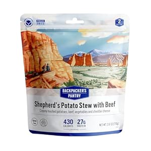 Backpacker’s Pantry Shepherd’s Potato Stew with Beef – Freeze Dried Backpacking & Camping Food – Emergency Food – 27 Grams of Protein, Gluten-Free – 1 Count