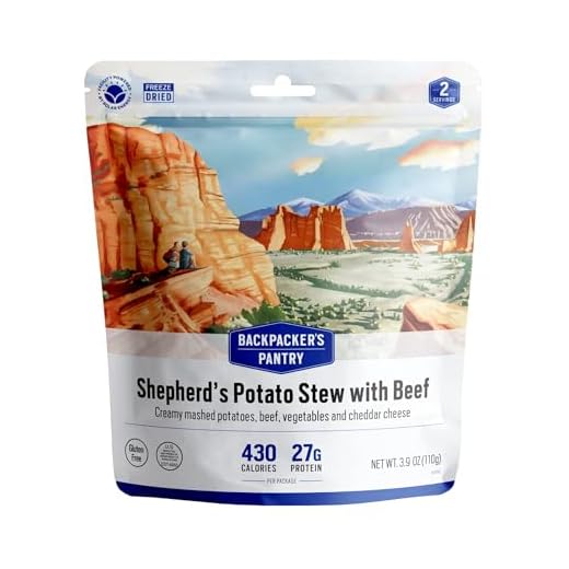 Backpacker de Garde-manger de berger de pommes de terre Ragoût avec Boeuf