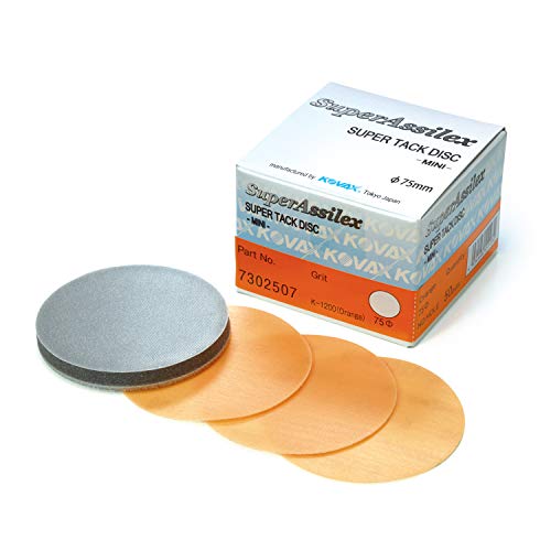 Disques abrasifs flexibles grain K-1200 de 7,6 cm avec bloc interface 730-2507