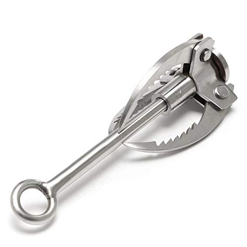 Ataque de mosquetón plegable, Garfio Hook plegable de la supervivencia garra multifuncional de acero inoxidable para la escalada al aire libre que acampa yendo de árbol de la roca de la montaña