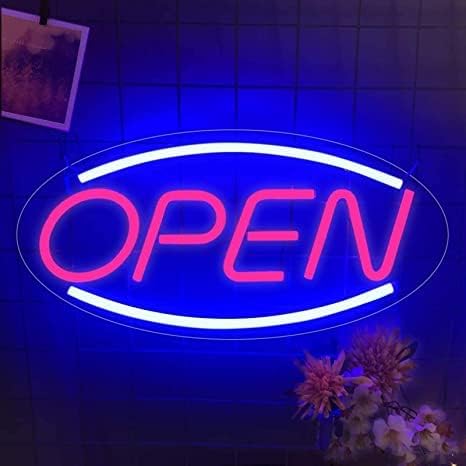 Panneau Lumineux Enseigne LED – OUVERT PIZZA – Néon Pour Restaurant Commerce