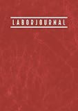 Laborjournal: Laborbuch A4 Kariert | Labor Notizbuch mit inhaltsverzeichnis | 100 Nummerierte Seiten | Laborant Biologen Physiker Chemiker Notizbuch | Vintage Rot