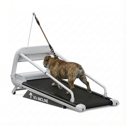 Dog Treadmill, Pet Dog Running Machine for Small & Medium-Sized Dogs, 220LBS, DurableTreadmill for Health and Exercise Pet Fitness Treadmill with LCD Display Screen