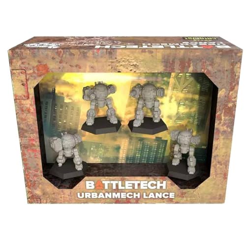 Catalyst Game Labs - BattleTech UrbanMech Lance - Miniature Game -English Version