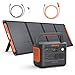 Jackery Explorer 1000 v2 Solargenerator Set, 1070Wh E1000 v2 LiFePO4 Powerstation mit 200W Solarpanel, 5 m Verlängerungskabel & DC8020 Kfz-Ladekabel, 1 Std. Schnellladung, für Camping & Wohnmobil