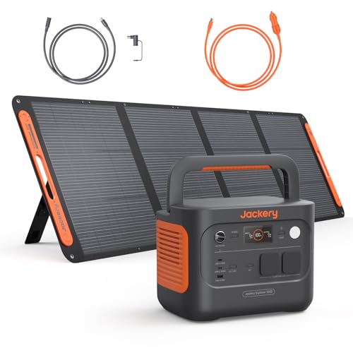 Jackery E1000 v2 Powerstation mit 200W Solarpanel & Zubehör-Set