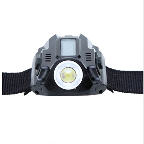 Maxbei Waterproof Led Tactical Display Rechargeable Wrist Watch Flashlight Multi Tools Outdoor Lighting For Outdoor Camping Hunting #TOP1