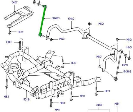 LAND ROVER FRONT STABILIZER BAR LINK RANGE ROVER 2003-2012 NEW LR030047 DELPHI