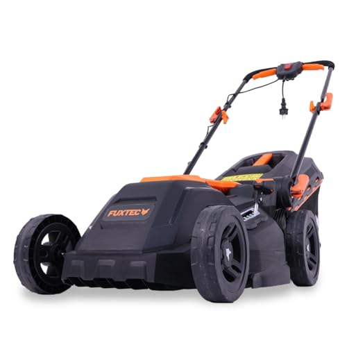Kosiarka elektryczna FUXTEC z kablem FX-RME38-38cm z koszem na trawe 40L - tylko 12kg - wysokosc koszenia 20-70mm - 1600Watt & 220V