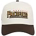 Pacifico Beer 2-Tone A-Frame Adjustable Snapback Cap (Cream/Brown, One Size) | 100% Cotton Outdoor Sports Baseball Cap for Men and Women | Beer Inspired Apparel