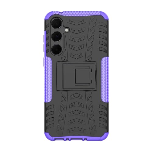 iCatchy Case for Samsung Galaxy A35 5G Phone, Heavy Duty Hard Tough Dual Layer Hybrid Shockproof Cover compatible with Samsung A35 5G (Purple) - Image 7
