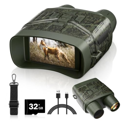 Vtiisamao Night Vision Goggles, 4K Night Vision Binoculars for Adults