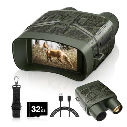 Vtiisamao Night Vision Goggles, 4K Night Vision Binoculars for Adults