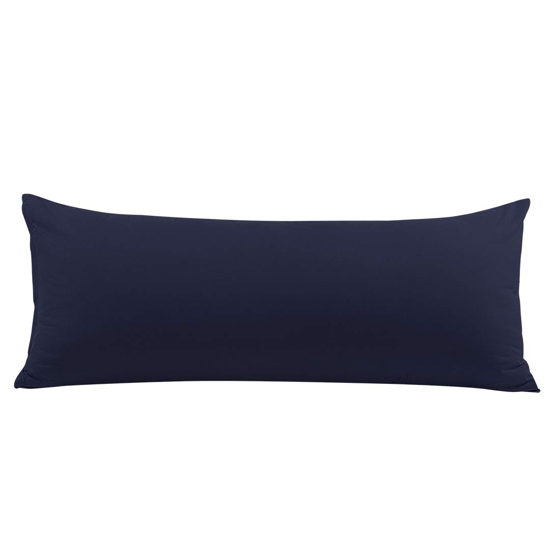 PiccoCasa Body Pillow Cover, 110 GSM Brushed Microfiber, Soft Long Pillow Case for Body Pillows (20"x72") Navy Blue with Zipper Closure — image 1