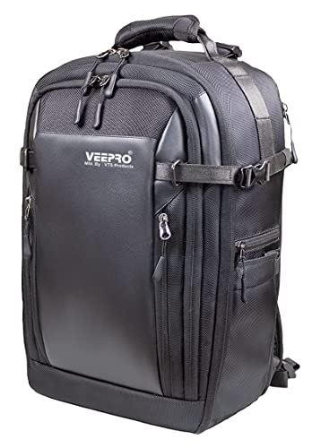 Image of VTS DSLR Camera Backpack Bag Waterproof Shock Proof for Lens Accessories Bag for Camera (Veo Select 47 BF Black)