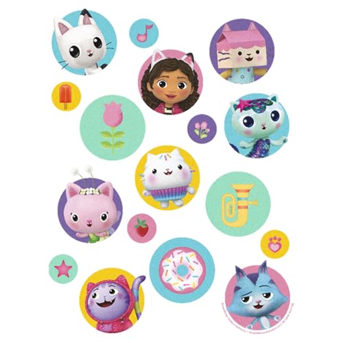 Gabby's Dollhouse Girls' Little, Big Gabbys Cats T-Shirt2