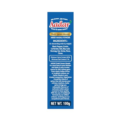Image of Aadar Combo Sabut Garam Masala 50g + Shahi Garam Masala Powder 50g - for Rich flavour Chiken & Mutton Curry | Khada Masala (Sabut)