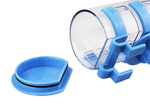 Bxt Automatic Pet Water Bottle For Dogs Cats Rabbits Ferrets, 13.5 Oz Capacity Rear-Filling Water Feeder Hanging No-Drip Water Drinking Holder- Keep Your Pet Hydrated (Blue) #TOP2