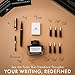Wordsworth & Black Calligraphy Pen Gift Set, Includes Bottle, 6 Cartridges, Refill Converter, 6 Replacement Nibs, Premium Package, Journaling, Smooth Writing Pens [Black Gold]