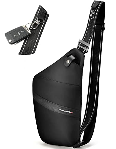 Alphantino Personal Flex Bag - Men Women Slim Sling Bag Lightweight Crossbody Minimalist Bag Compact Easy To Carry Nylon Shoulder Chest Edc Anti-Theft Daypack For Travel, #TOP18