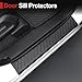 HOUCLEMIC Floor Mats for 2023-2025 Honda Pilot Cargo Mat with Backrest Mat All Weather TPE Cargo Liner Car Mats Replacement Protection for 2025 Honda Pilot Accessories Door Sill Protector