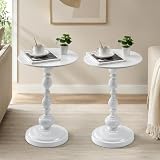 【Design créatif】Avec sa surface métallique de haute qualité, sa taille élancée et sa forme ronde, cette table d'appoint se distingue par ses lignes fluides et naturelles et dégage un look élégant. Il est parfait pour être placé dans le coin du salon ou comme élément décoratif.