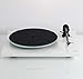 Rega Planar 2 Turntable with RB220 Tonearm Glass Platter and Carbon Cartridge (Gloss White)