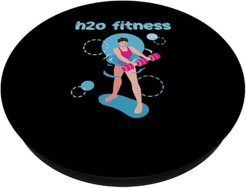Miniatura 2 de Aeróbic acuático Ejercicio H2O Fitness Waterobics Mujeres PopSockets intercambiables PopGrip