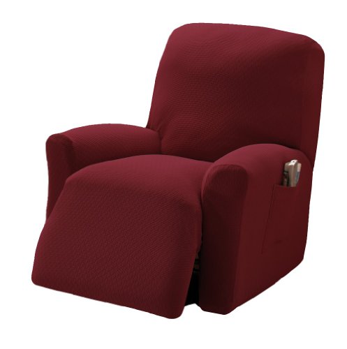 Stretch Sensations Crossroads Recliner Stretch Slipcover, Garnet