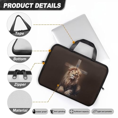 Funda portátil para laptop Lion Cross 17 pulgadas miniatura 6