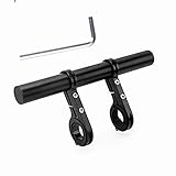 Extensión universal de manillar de bicicleta YUKAKI, soporte extensor de extensión de manillar de bicicleta de aleación de aluminio para accesorios de bicicleta Luz de velocímetro, altavoz de linterna