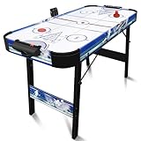 hotsizz Table Multijeux 3 en 1 Pliable Air Hockey, Bowling, Shuffleboard   Loisirs Familliaux Adultes & Enfants