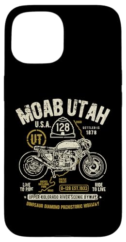 Moab Utah Route U-128 �R�����h�� ���g���o�C�N�f�U�C�� �X�}�z�P�[�X iPhone 15 �p