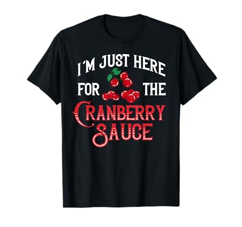 Cranberry Sauce Recipe Relish Canned Jellied Sugar Berry T-Shirt