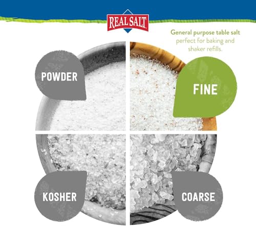 Redmond Real Sea Salt - Natural Unrefined Organic Gluten Fre