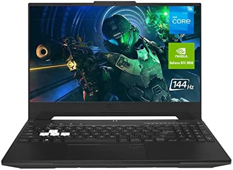 ASUS TUF Dash F15 Gaming Laptop, 15.6″ FHD Screen 144Hz, 12th Gen Intel Core i5-12450H, NVIDIA GeForce RTX 3050, 32GB RAM DDR5, 2TB SSD, Webcam, Wi-Fi 6, Backlit Keyboard, Windows 11 Home